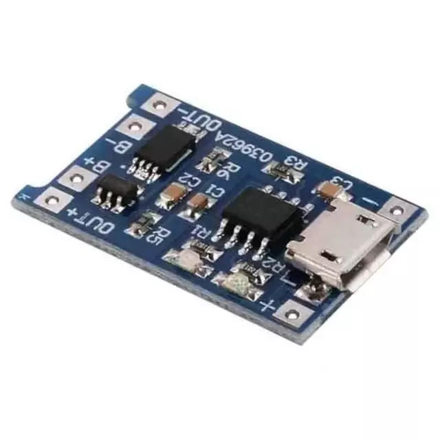 Buy TP4056 1A Li ion Battery Charger Online | Micro USB Charging Board with BMS